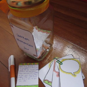SPOKEN MEMORIES JAR
