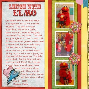 Lunch with Elmo