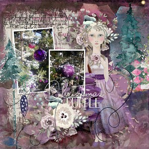 Christmas purple