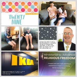 Project Life 2019 Week 29 (left)