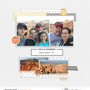 September Template Freebie - Bryce Canyon