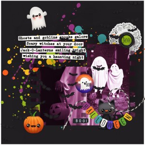 Speed Scrap-September 13th-13 Items-Lucky Boo!!!