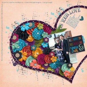 It's-your-love Song Titles scrap challenge October 2019