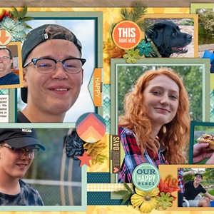 September Barbecue (double page)