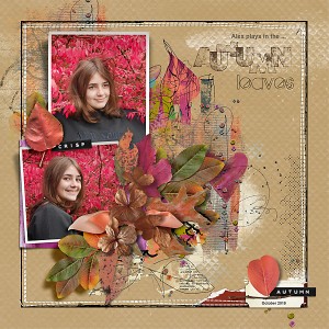 2019 Alex Plays In The Autumn Leaves