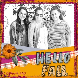 October Slow Scrap with Farrah