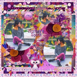 Scraplift Challenge-Halloween Bash-October-It's Just Her Nature-Original:Bright Version