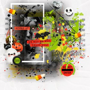 Halloween Bash-Zombie Slooooooooow Scrap-October-All Eyes On You
