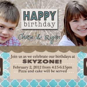 Hoppy Birthday Invite