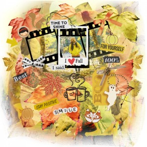 Random Challenge-November-Cluster Of Leaves-Mellow Yellow
