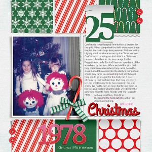 1978 Christmas 1978 With The Raggedy Ann Dolls