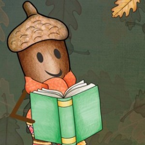 Acorn-book-mark