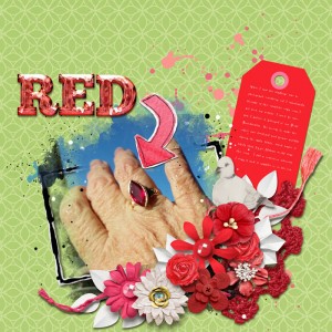 Ruby-red