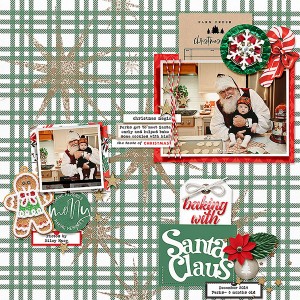 Baking with Santa Claus