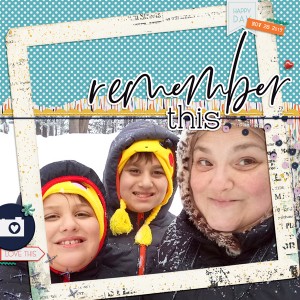 Remember this happy snowy day