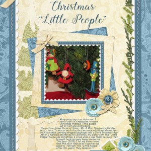 January 1- Blind Scrap: Christmas-Little-People