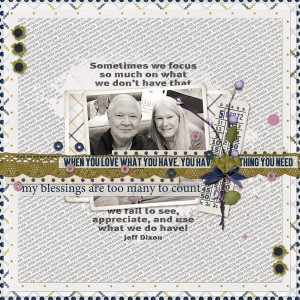 January 01: Blind Scrap Challenge