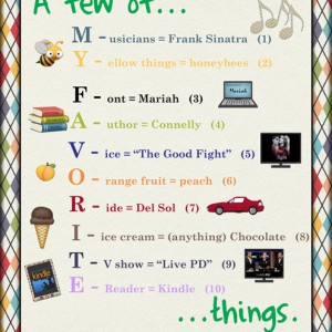 January 2 - List: A Few Of...