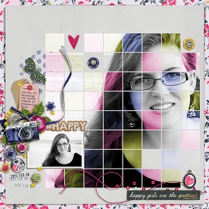 happy girls are the prettiest [MOC8 January 5: Grid Photo]