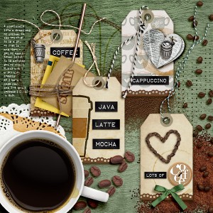 Coffee  (MOC Day Altered Tags)