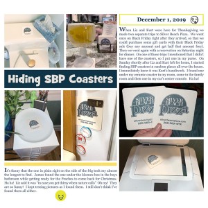 Day 7 - Hiding SBP Coasters