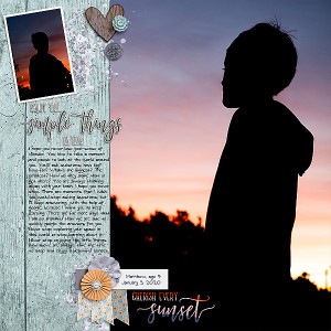 2020 Matthew Sunset Silhouette