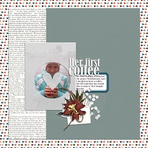 her first coffee | Vellum Over Photos