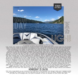 challenge 17 20/20 journaling Boat accident