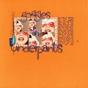 goggles & underpants
