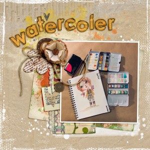 MOC 8 - Day 25 - Watercolor