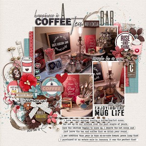 happiness is a coffee tea hot cocoa bar [MOC8 January 18 - Create Your Own Cluster Challenge]