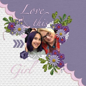 Day 24 Filled Page: Love This Girl