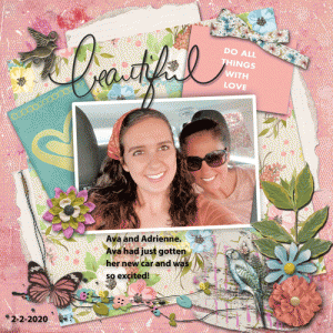 February Speed Scrap with Christa