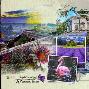 La Provence - February Template Challenge