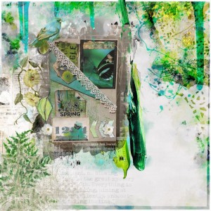 Page for my Garden junk journal