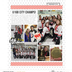 April Template Freebie | City Champs