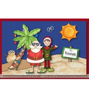 Hitchin' a ride with Santa