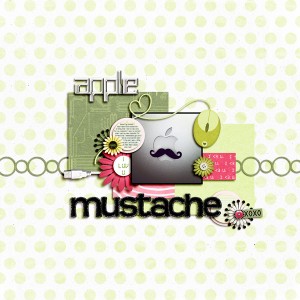 Apple Mustache