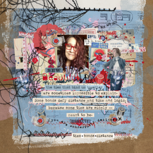 Art Journaling-Monthly Muse-April 2020-Week #2-My Friend MrsPeel:The Lilypad Ties That Bind