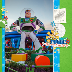Alien Swirling Saucers