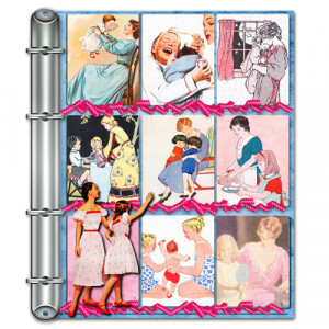 Vintage Mom Pocket Page
