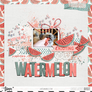 Enjoying Watermelon
