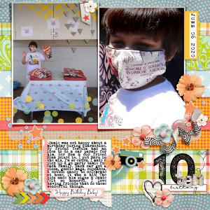 Jamie's 10th bday, quarantine style