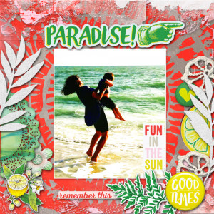 Little Butterfly Wings Tropical Paradise SOSN