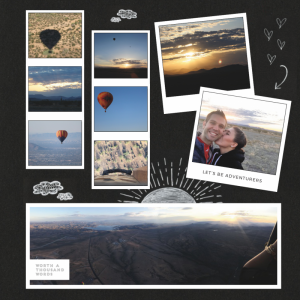 Hot Air Balloon 4th Anniversary R