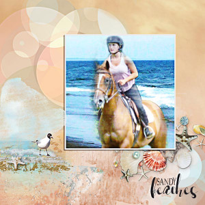 Riding at the Beach