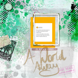 June 26 A World Away