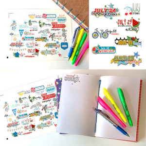 July Sticker Sheet