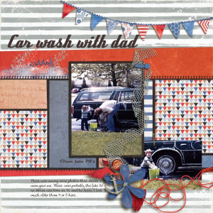 Car wash with dad
