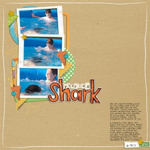 playing shark